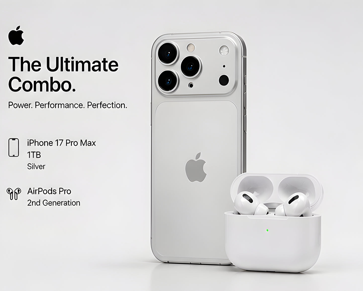 iPhone 17 Pro Max 1TB + FREE AirPods Pro 2nd generation – Limited Luxury Deal